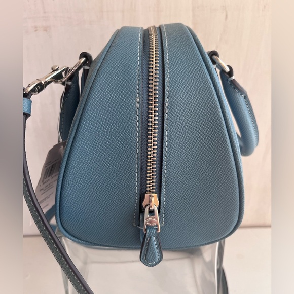 COACH Sydney Satchel - Silver/Pacific Blue - Picture 8 of 16